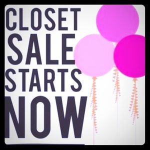 Sale Closet clean out